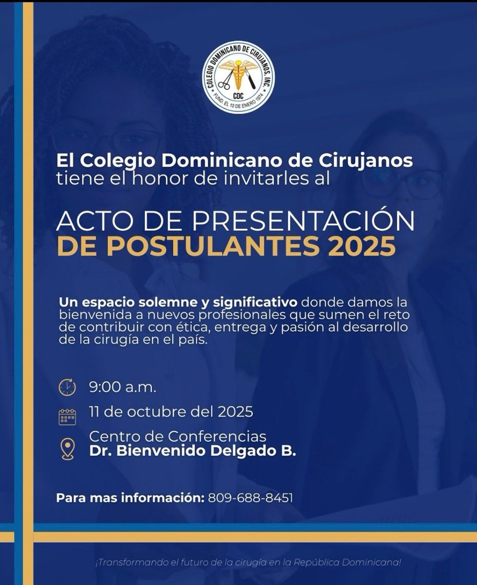 cdcird's tweet image. Nos complace compartir con nuestra comunidad la imagen del acto de presentación de los postulantes del año 2025. Este momento representa el inicio de un camino de excelencia y compromiso con la cirugía en nuestro país.

¡Bienvenidos y mucho éxito a todos los postulantes! 👏