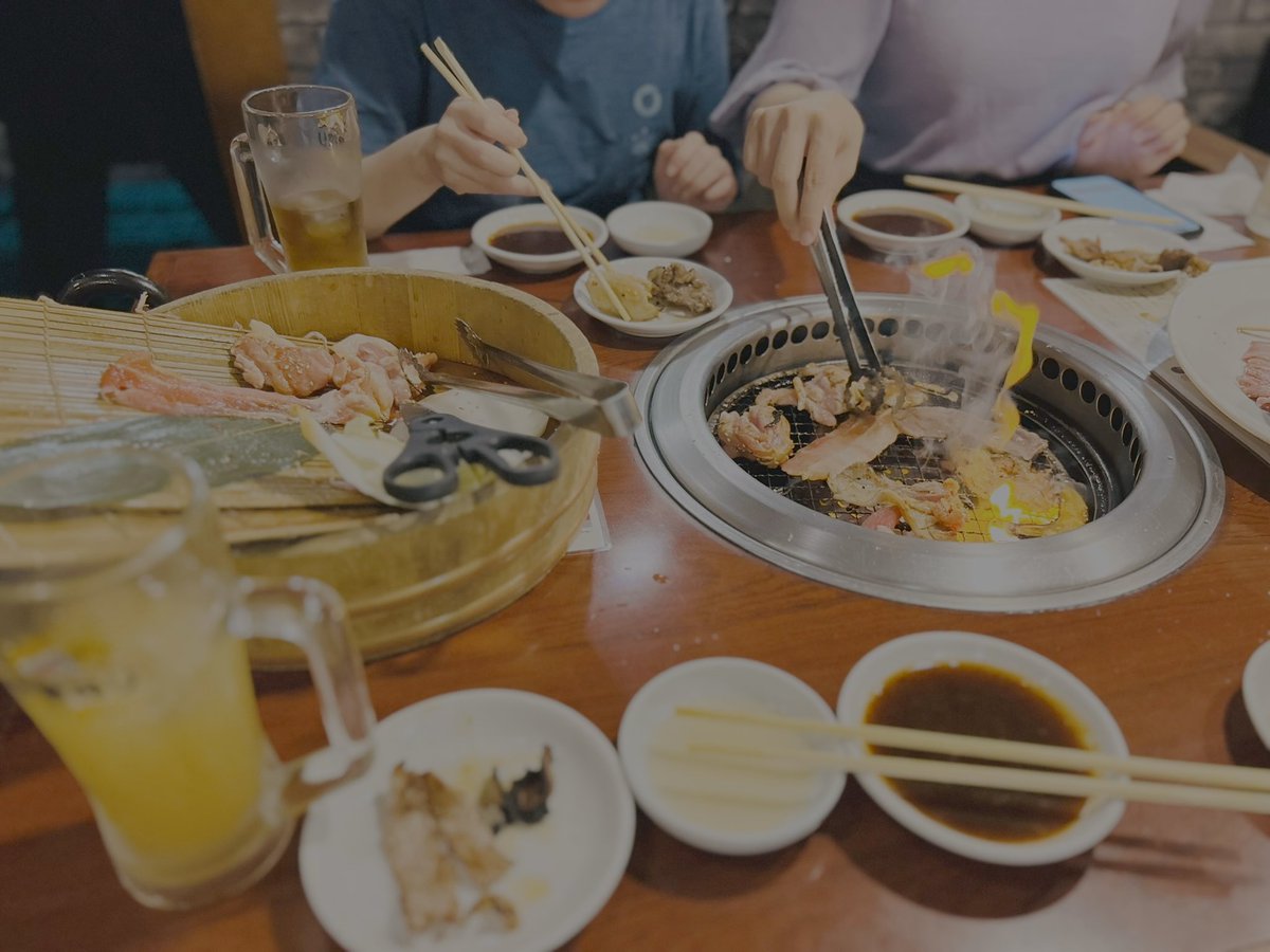 今日も学祭に向けての練習を！

そして…練習終わりにみんなで焼肉を食べに行きました‼︎😋

#甲南大学
#能楽研究部
#能楽