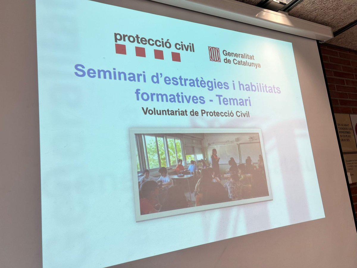 Avui ha començat a <a href="/ispccat/">ISPC</a> una nova edició del curs 'Estratègies i habilitats formatives per a voluntariat de #protecciócivil', dissenyat i impartit per personal tècnic de la DGPC.

L'objectiu del curs és adquirir els coneixements i habilitats per impartir activitats formatives