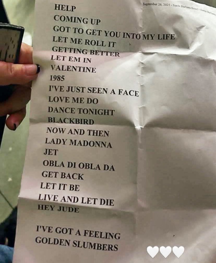 Beatleradio's tweet photo. 35 años tenía Paul McCartney de no tocar Help!, una novedad para el calentamiento de la nueva etapa de su gira Got Back. Además volvió a tocar una de las grandes favoritas de su discografía: Coming Up.

Qué envidia quienes escucharon todo esto esta noche. 

Paul is live. ♥️🍓 https://t.co/EhGRM0g5Io