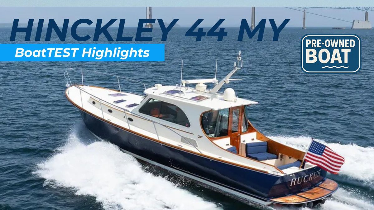 BoatTEST Highlights from Newport Boat Show - Pre-owned HINCKLEY 44 — Watch our review: buff.ly/H2aLpg3 
#hinckley44 #boattest