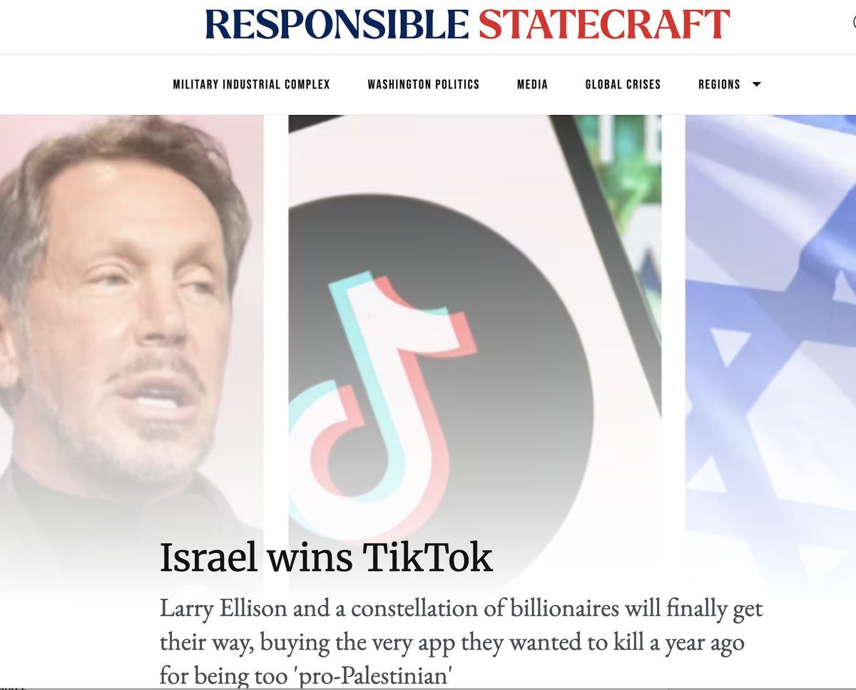 KelleyBVlahos's tweet image. NEW from me. Larry Ellison has stake in a head-spinning galaxy of media properties including his son&apos;s newly formed Paramount-Skydance Corp. He is so pro-Israel he is the IDF&apos;s biggest private donor. Now he and Oracle are now poised to become TikTok&apos;s biggest investors.