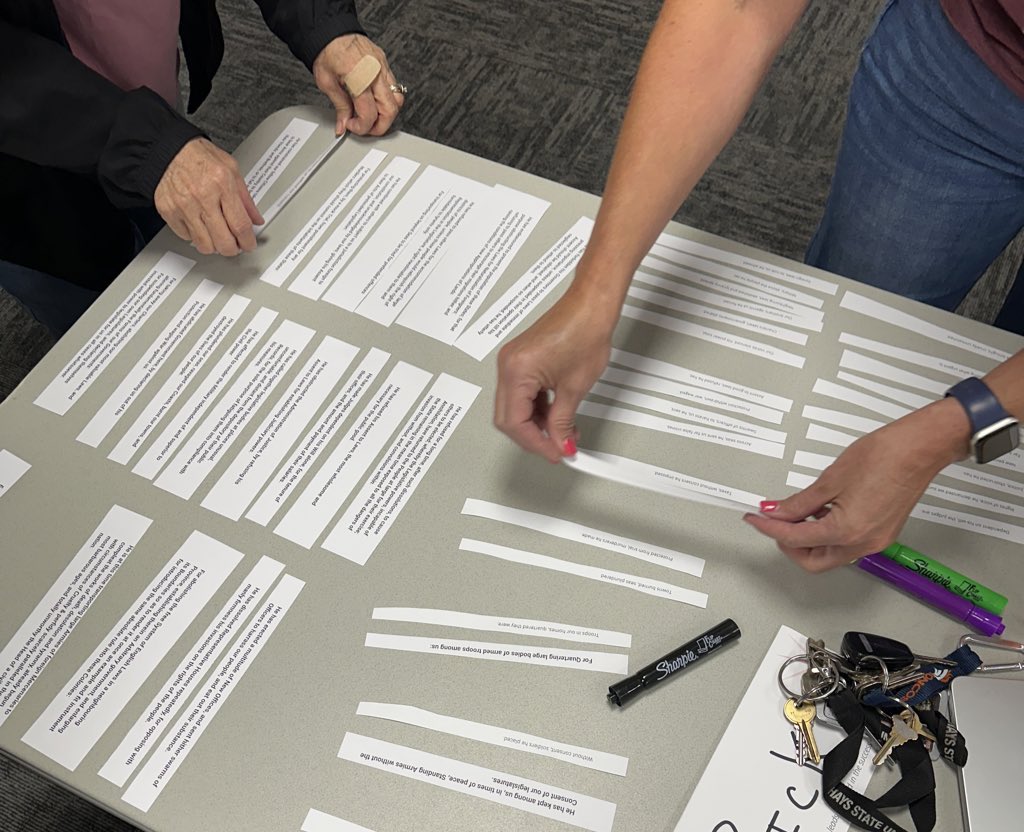 Great Teachers collaborating, learning, creating, and doing all the things necessary to make social studies better for Kansas Students. This is why we created the HGSS PLCs. Thank you, <a href="/ColbyEagles/">Colby Public Schools</a>, <a href="/tregoeagles/">Trego Golden Eagles</a>, <a href="/USD412Hoxie/">Hoxie Community Schools</a>, Oberlin and others for supporting the Oakley PLC.