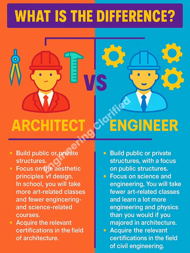 Architect vs Engineer
