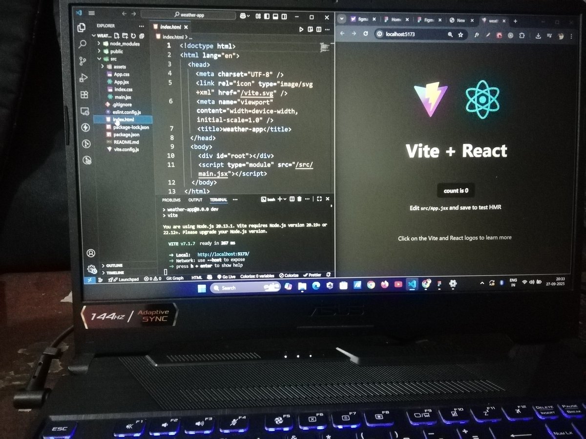 Adityaakumar112's tweet image. Setting up the project #FM30Hackathon