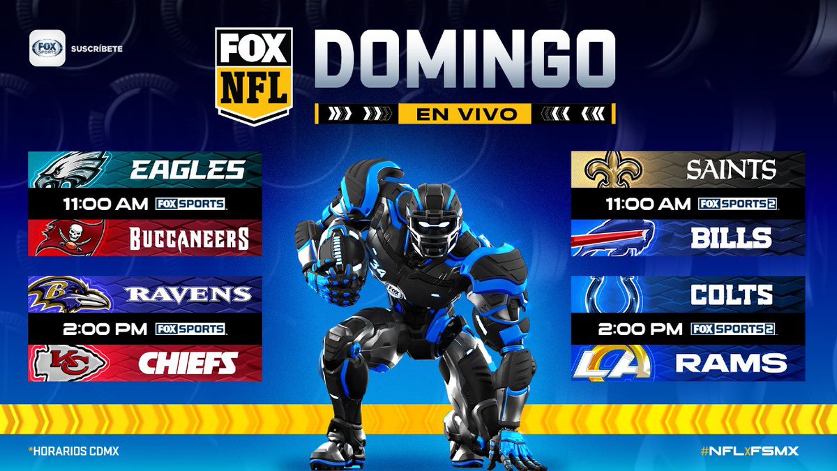 JosePabloCoello's tweet photo. Sin impacto, no hay #NFLxFSMX 🏈

Sigue la cartelera de este domingo https://t.co/Vp2BEoI2ka