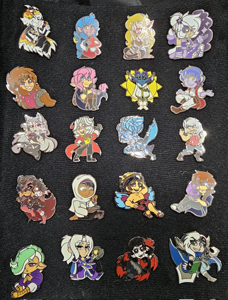 I have pins to trade for art, if anyone is interested!