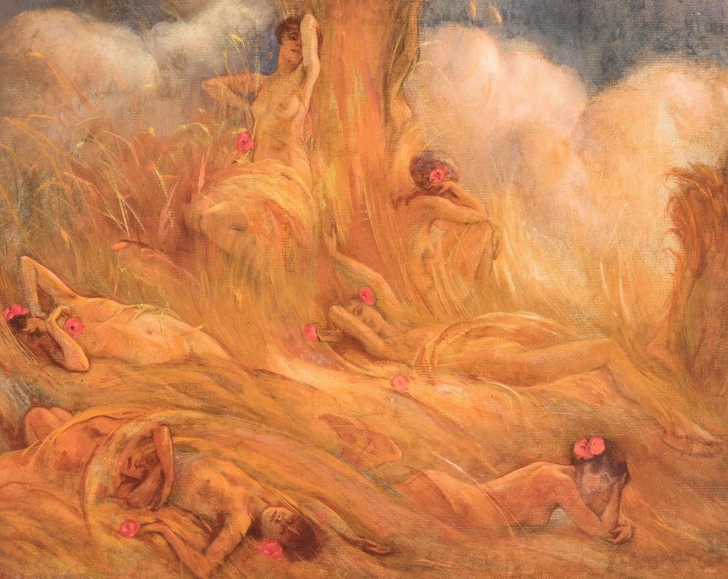Ay_Blinkin's tweet photo. The Wheat Sheaves (1920) by Jan Frans De Boever https://t.co/xMZOjMJIY0