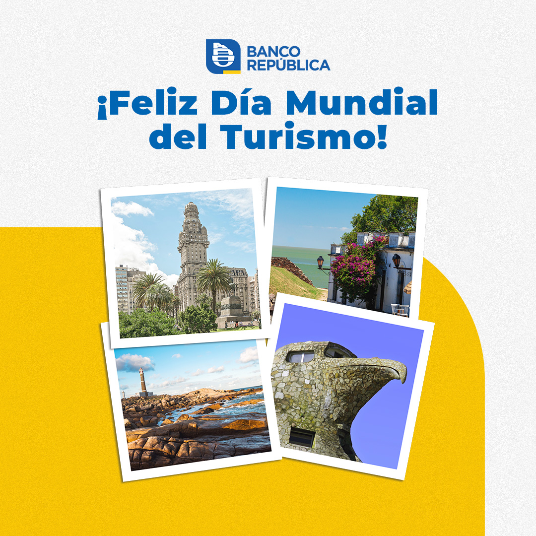 Hoy, en el Día Mundial del Turismo, celebramos a quienes hacen de Uruguay un destino para disfrutar y descubrir cada día.

Un saludo especial a la Cámara Uruguaya de Turismo, agencias, guías, emprendedores y todas las personas que hacen del turismo una experiencia única.