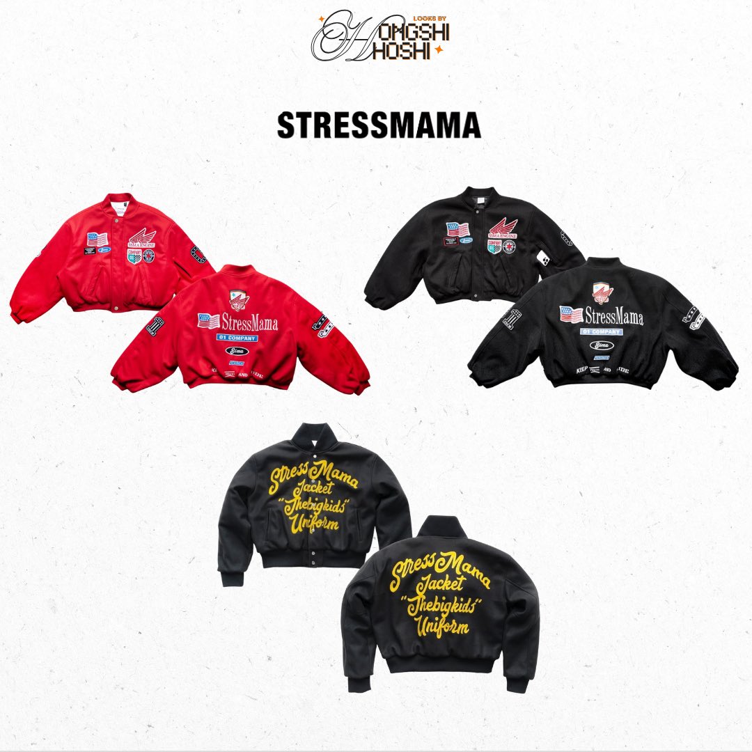 looksbyhongshi's tweet photo. Nut, Hong, and William were rocking these bomber jackets from a Vietnamese streetwear brand called #STRESSMAMA 😎 super super cool 😮💨🤘🏻
#looksbyhongshi
#LYKNTOURxMANILA
#hongshihoshi #nnutdan #williamjkp
#LYKN https://t.co/8iDzZDJcg2