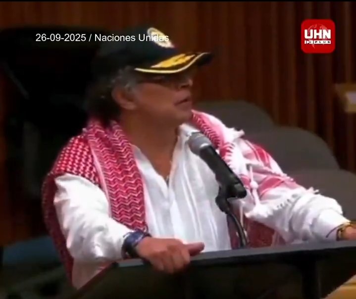 Petro: voy a ir a liberar Palestina..., pero antes el pueblo colombiano y el resto del mundo. 

No mastica vidrio el coso.