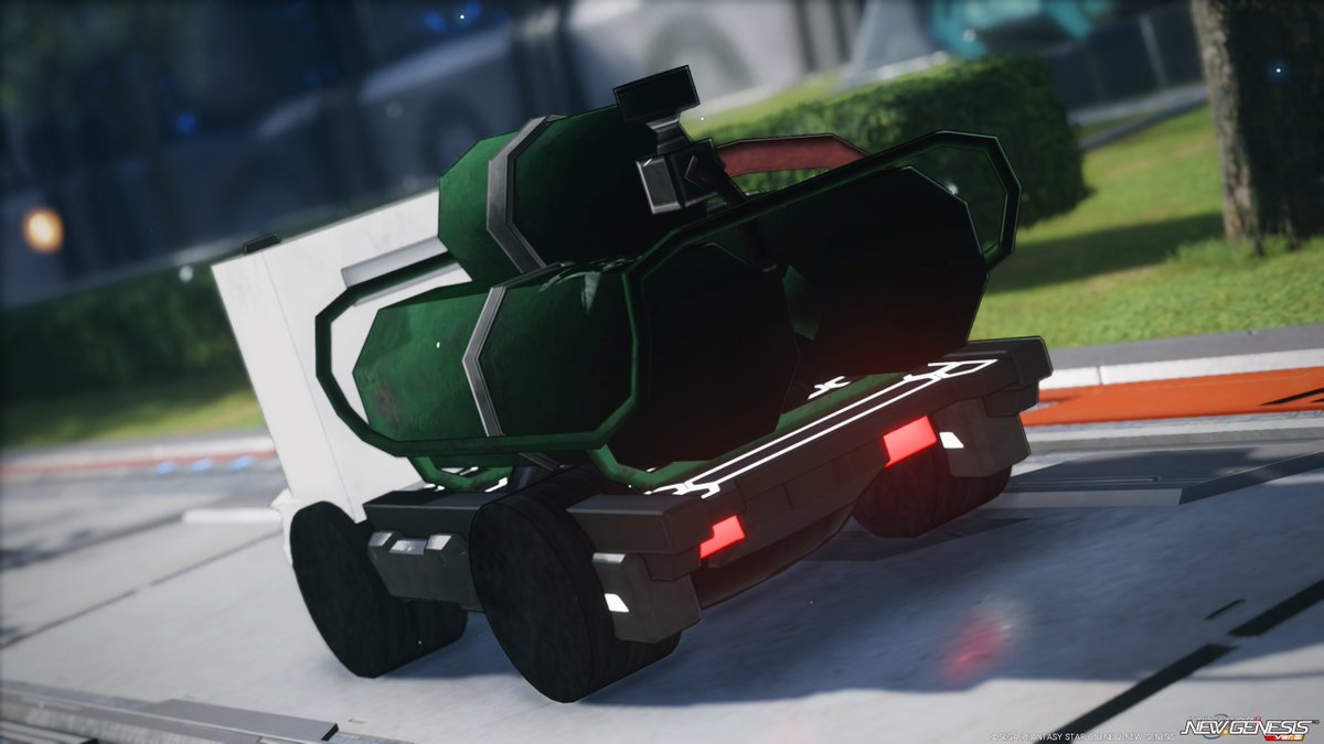 なんか危険そうなもの運んでるトラックできた🐥
#PSO2NGS