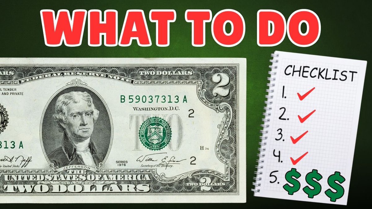 If you have a $2 bill stashed away somewhere... you shouldn't. This video will tell you what to do with it 

youtu.be/E9yLz7eW0t0