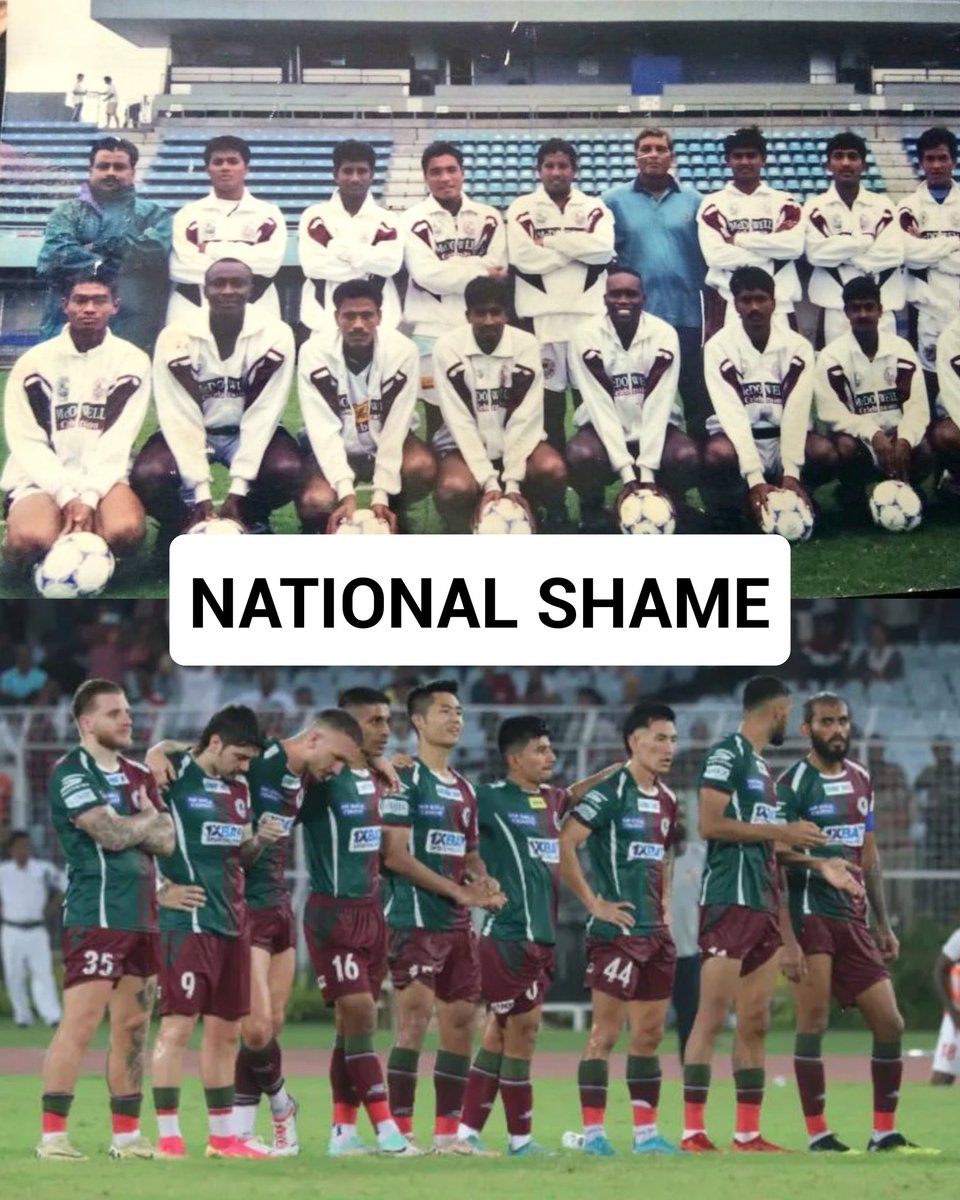 So, mb Super Giants are officially forfeiting the AFC Champions League Two match against 🇮🇷 Sepahan FC.

SHAME

The club that time and again brings shame to Indian football from International stages!

3rd time they are running away from facing a foreign team in fear of thrashing!