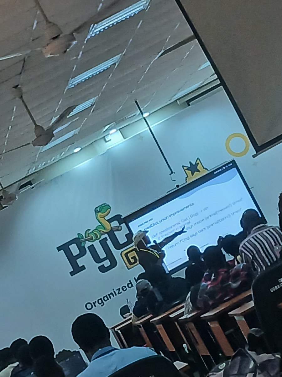 AmarfioJoshua's tweet image. Anthony comes away with python type annotations at scale in the Accra room
#PyConGhana2025
@imklyne @PyconGhana
