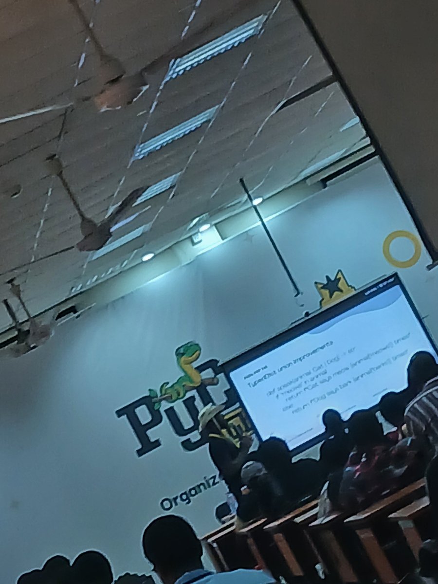 AmarfioJoshua's tweet image. Anthony comes away with python type annotations at scale in the Accra room
#PyConGhana2025
@imklyne @PyconGhana