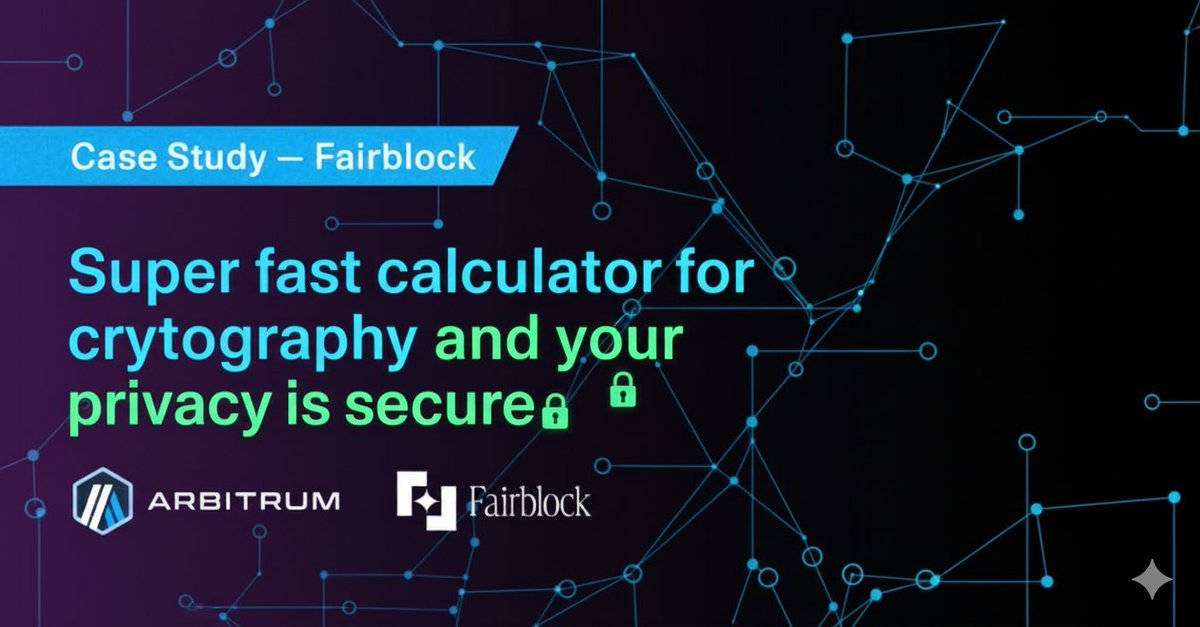 Web3viper2's tweet image. DAY 1 of writing content for @0xfairblock

 @0xfairblock is just like a  calculator for cryptography that anyone can use, instead of every blockchain or app having to figure out hard math for things like privacy, security or fairness.
Think of it as a seamless cryptography engine