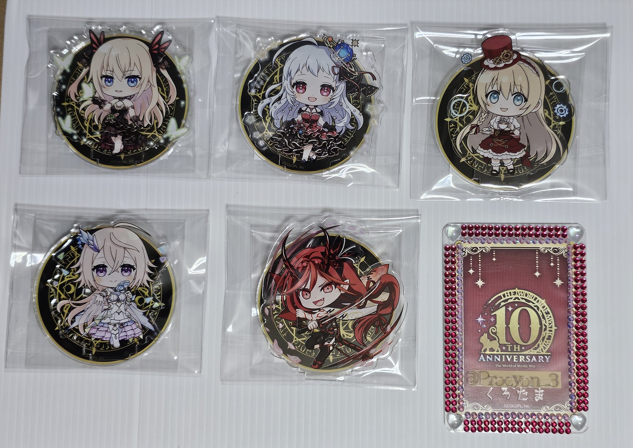 魔法使いと黒猫のウィズ 缶バッジ アクリルコースター ヴァッカリオ