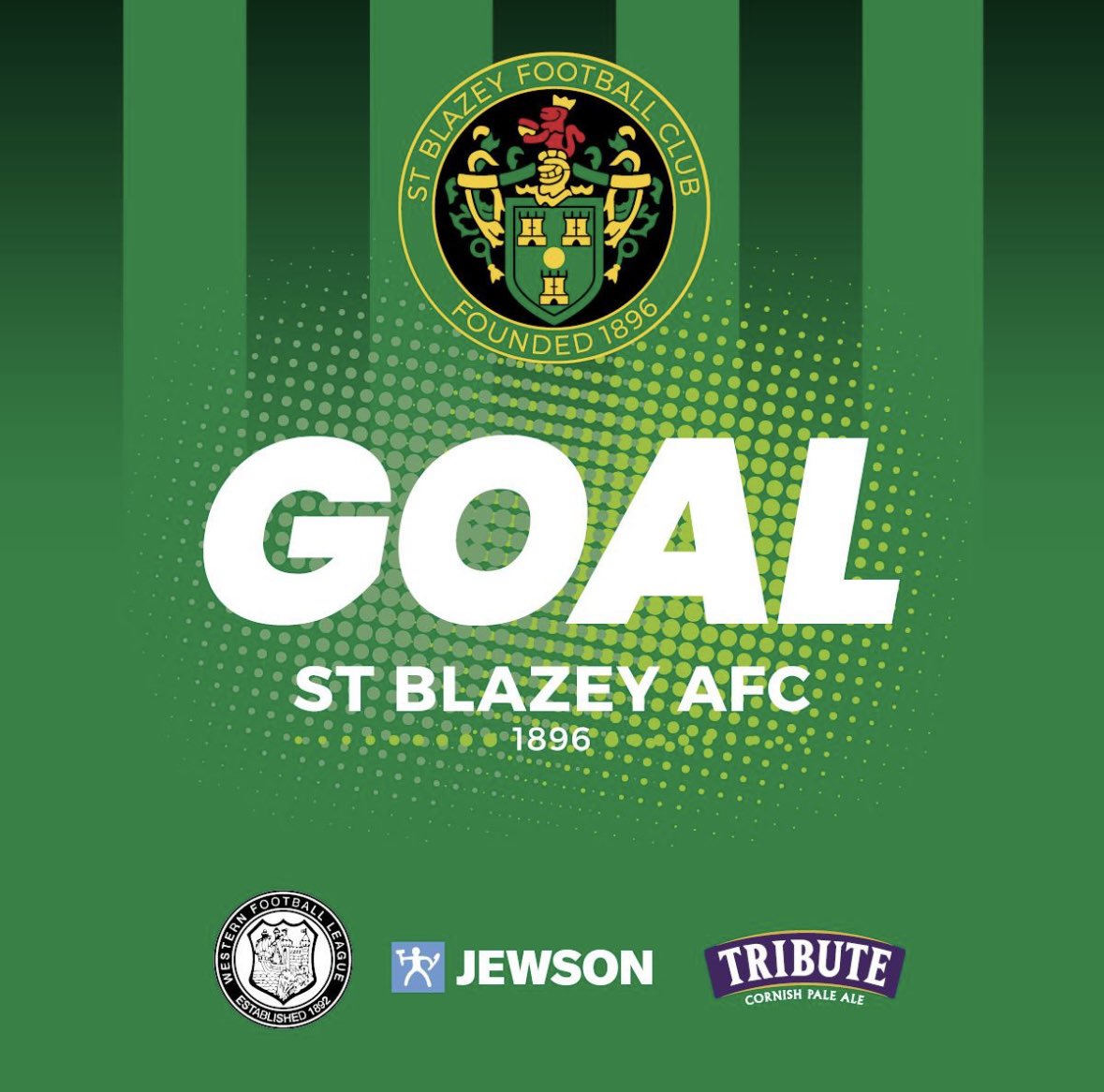 Tom Hensman with the goal to level things up!

💚🖤