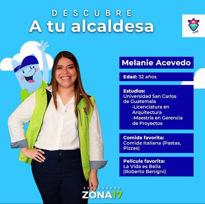 A la <a href="/muniguate/">MuniGuate</a> y su net no le gusta que estemos publicando que Melanie Acevedo es la hija del pana que atropelló al motorista.

Por favor, no publiquemos esta foto 👇🏼 porque a la Muni no le gusta.

#OnFayer
