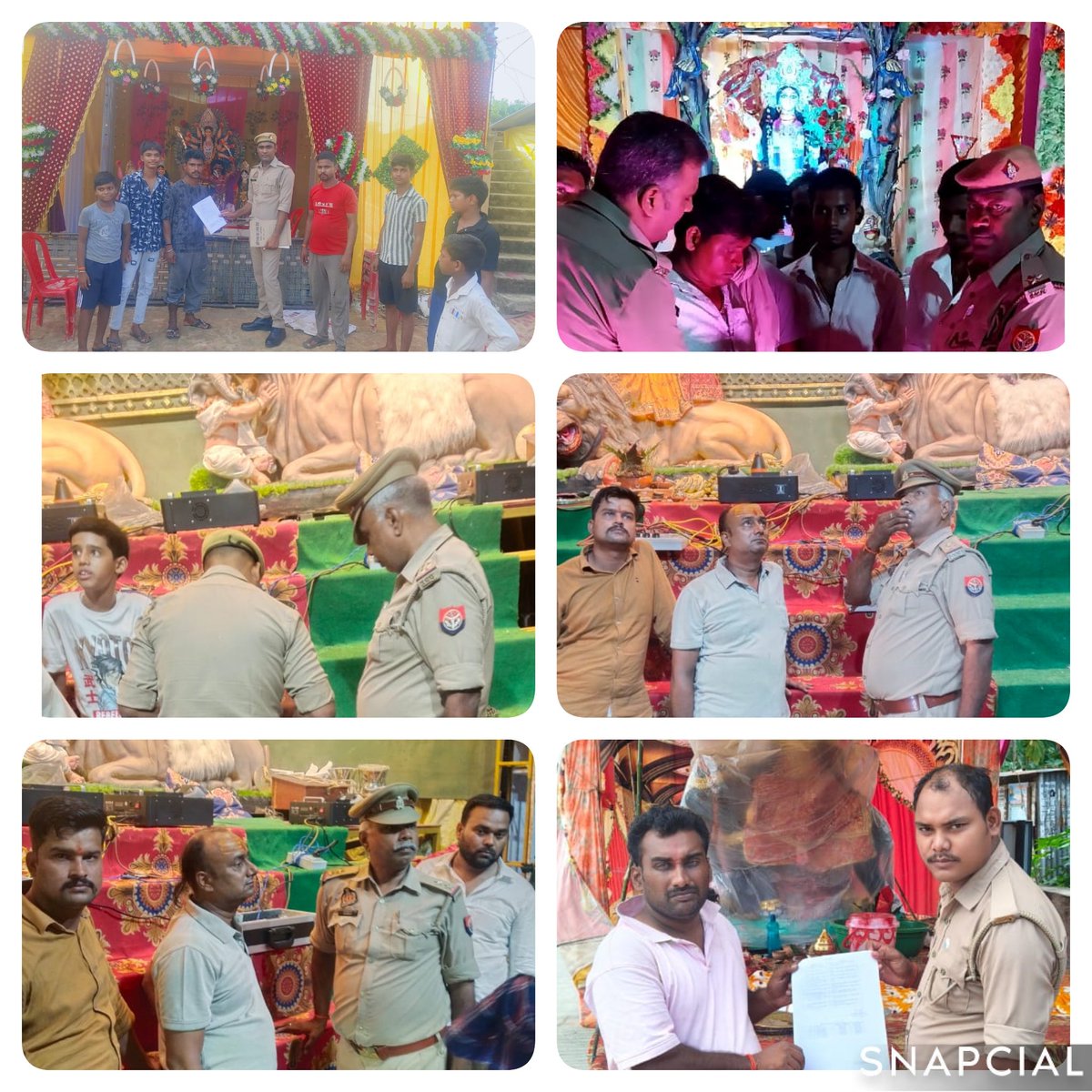 CfofsAz's tweet image. सीएफ़ओ महोदय आज़मगढ़ के निर्देशन में @CfofsAz  के अधिकारियों एवं कर्मचारियों द्वारा दुर्गा पूजा पंडालों का स्थलीय निरीक्षण कर,आयोजकों को अग्नि-सुरक्षा के संबंध में बालू /पानी के समुचित प्रबंध के आवश्यक दिशा-निर्देश प्रदान कर पंपलेट वितरित किए गए।
@fireserviceup