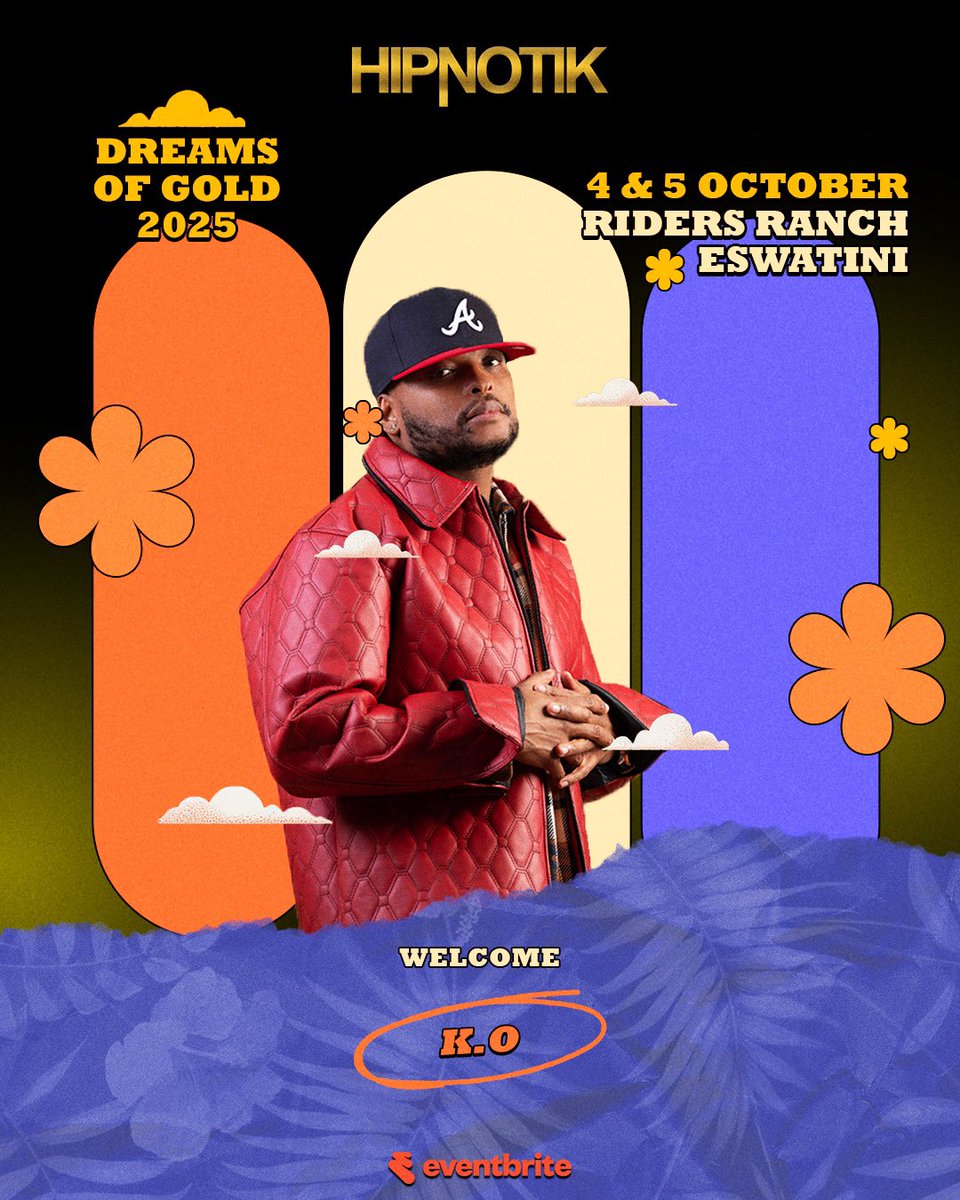 The legend returns 🙌🏾 K.O aka Mr CashTime is the FINAL &amp; CLOSING ACT for #Hipnotik2025 

K.O’s legacy has shaped African Hip Hop &amp; he is back to set the stage on fire 🔥 Saturday 4 Oct • Riders Ranch

Tickets Via MOMO:
events.tapngoes.com/events/details…

or visit eventbrite.com/e/hipnotik-202…