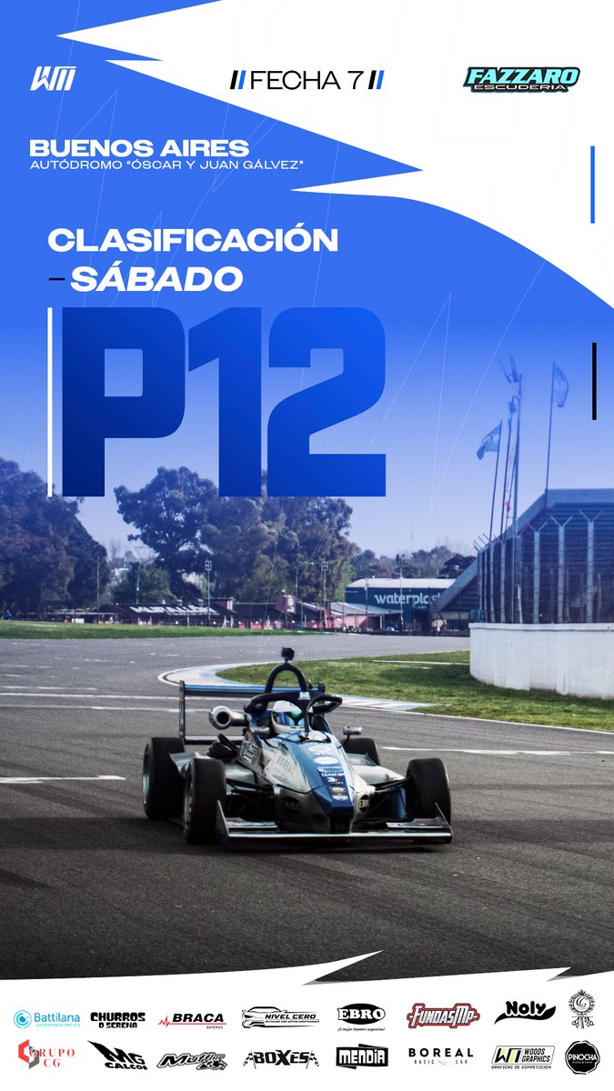 No hubo milagro porqué justo paró la lluvia, pero en otra clasificación parada por banderas rojas rescatamos un P12 con muchas chances de remontar en carrera

En vivo desde las 14:55 por TyC Sports 💪🏻