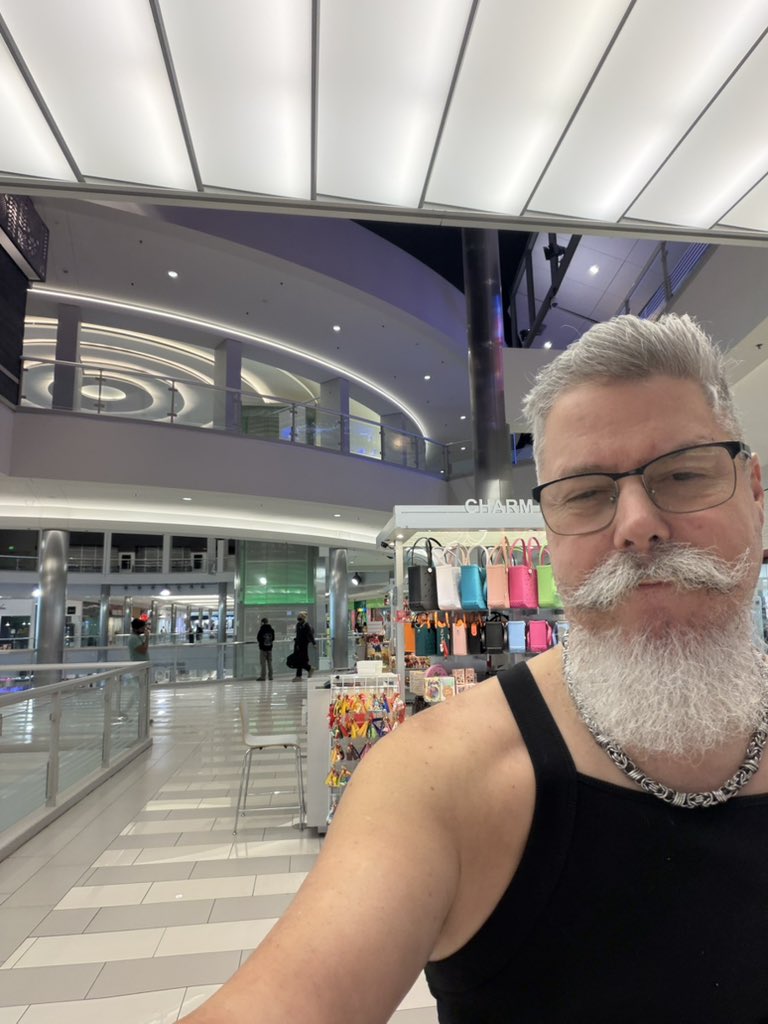 Out mall walking this morning