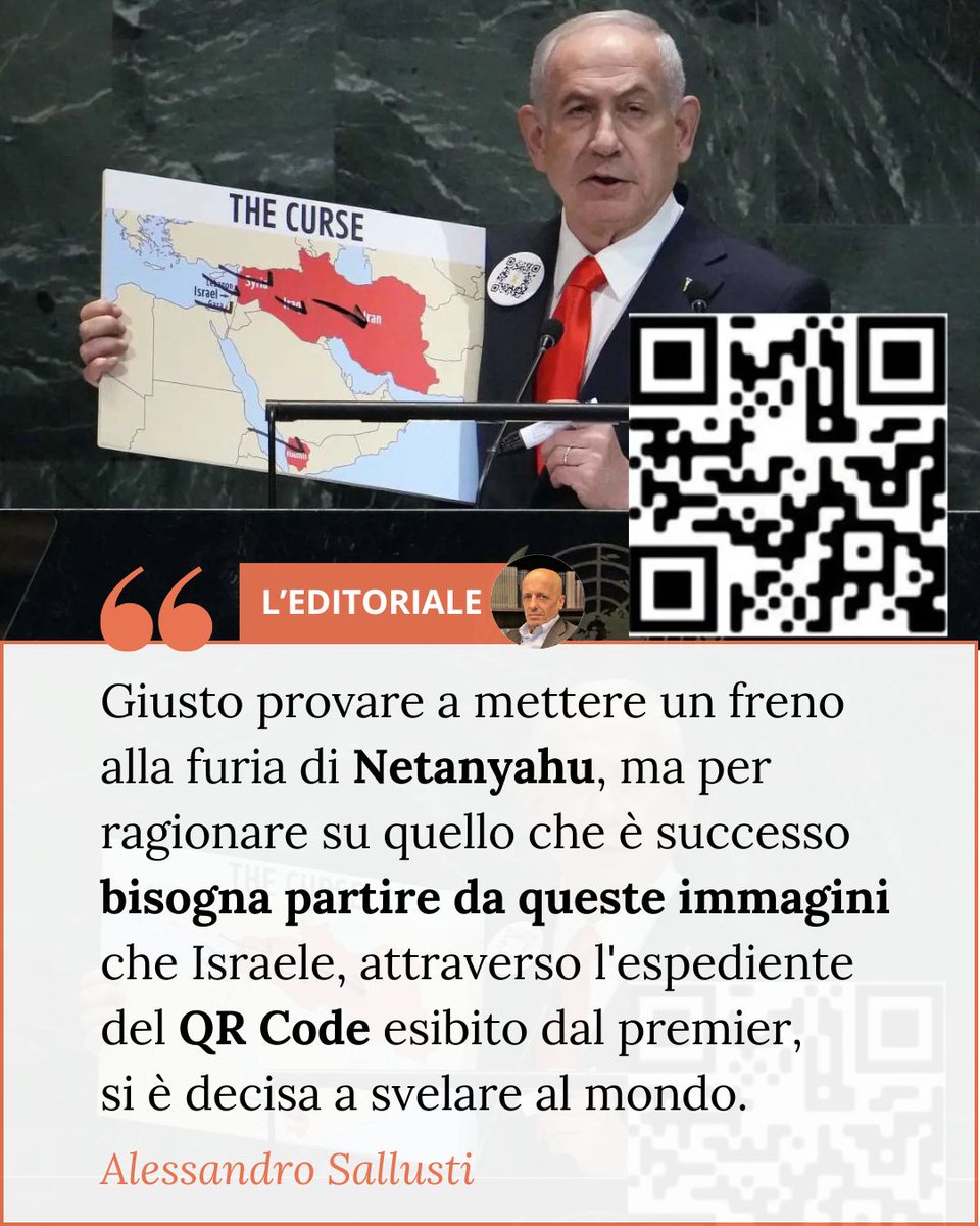 alesallusti's tweet image. Immagini forti sconsigliate a un pubblico sensibile 👉 ilgiornale.it/news/cronache/…
#Netanyahu #QRCode