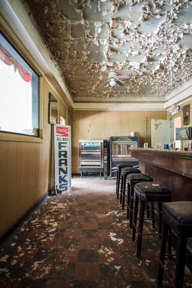 Old restaurant in New York State, USA