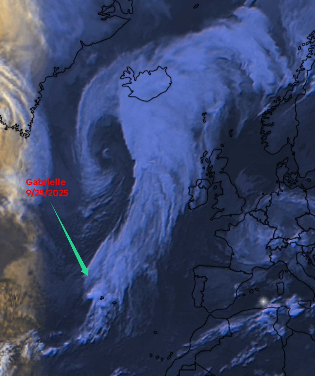 DayWalker378's tweet image. Daily Reminder, NHC is Wrong 90% of the time

Here&apos;s a recent one, #Gabrielle was projected to be a Hurricane well into Friday. Wrong! But, already dissipated &amp;amp; absorbed into an existing Sting Jet, Thursday morning

Then slam into Portugal as a Depression. Wrong!

#PTC9 #ptc09