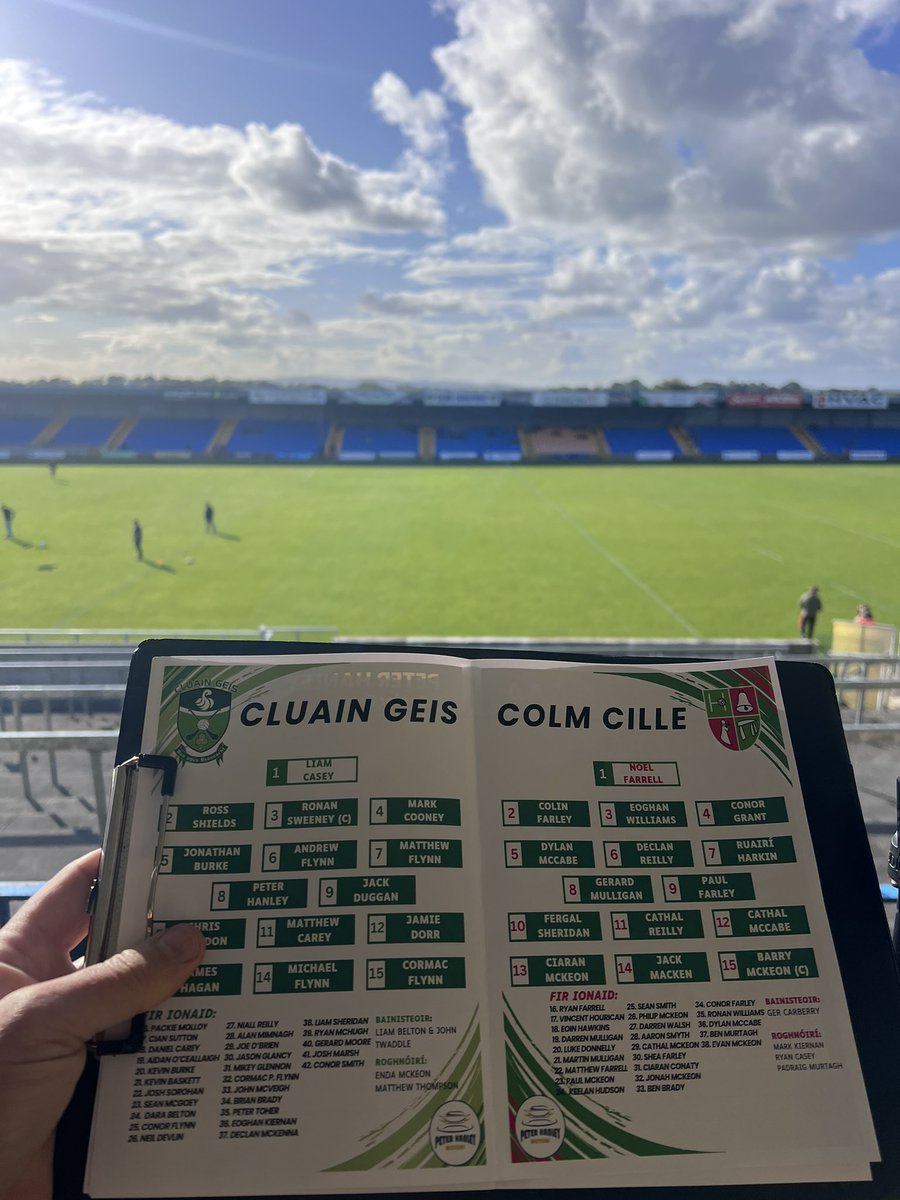 A big one coming up at 5pm live on <a href="/clubber/">Clubber</a> from Glennon Bros Pearse Park between <a href="/ClonguishGAA/">ClonguishGAA and LGFA</a> and <a href="/colmcillegfc1/">Colmcille GFC</a> in the semifinal of the <a href="/OfficialLDGAA/">Longford GAA</a> senior championship 
I’m on commentary and looking forward to your company 🇧🇦🇧🇦