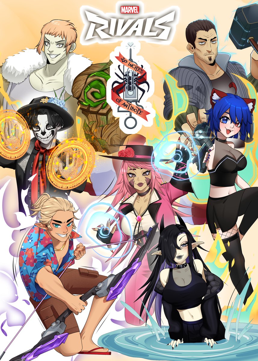 ‼️TODAY AT 12 PM CST ‼️

My team 20in of Antidote will be competing in @/LuminaraLegacy 's Vtuber Rivals Grand Cup 2!!! We're so excited to be here! Good Luck to al the teams!!