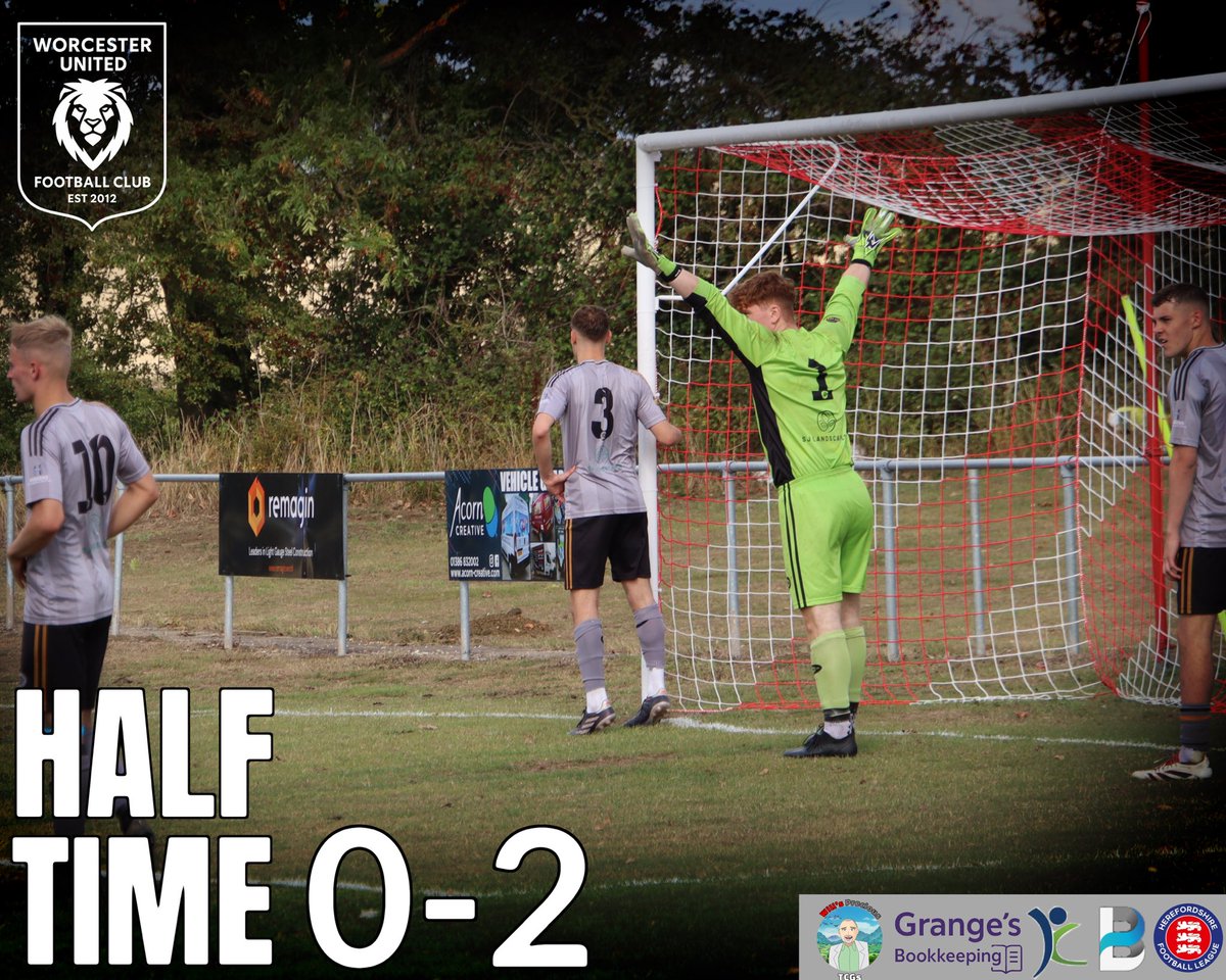 ⏸ HT: Worcester United 0–2 FC Wickhamford

A tough first half at Langland Stadium. United were reduced to ten men after just ten minutes when Tommy Edwards was shown red.

Despite plenty of effort from the lads, the visitors made the advantage count and scored twice before the