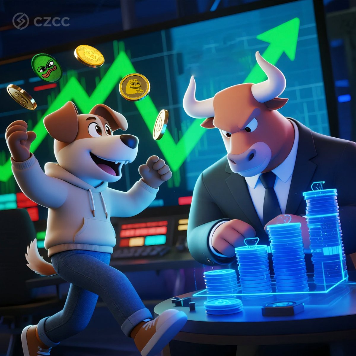 12ChineseZodiac's tweet image. Weekend vibe check: Are you aping into memecoins 🐶 or stacking solid blue chips 🟦?
 Either way, fortune favors the bold. #CryptoWeekend #CZCC #Web3Life #SaturdayVibes