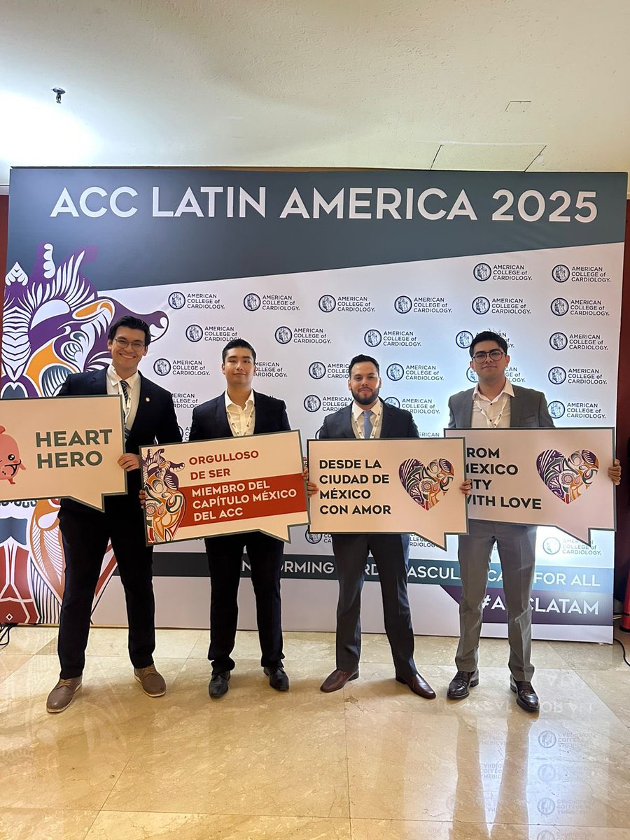 MDAdolfoCald's tweet photo. It is a pleasure to share that the Cardiology Interest Group by American College of Cardiology from my Institution, of which I am a founder, is getting national and international recognition 🫀🩺
Congratulations mis niñes 🫀🩺
#Cardiology #Medstudent #LatinAmerica #ACC https://t.co/ePLLXGocG7