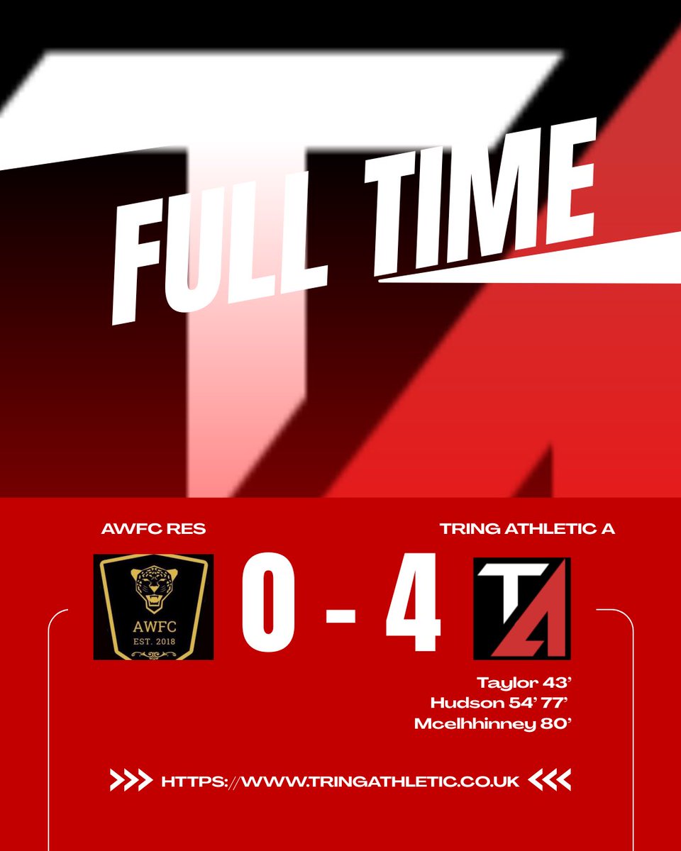 FULL-TIME🔴⚫️

3 points on the board for the A’s!! 

Jed opened the scoring before the break. Sam made an impact off the bench grabbing a brace, with Shay finding the net in the 80th. 

Great result🏆