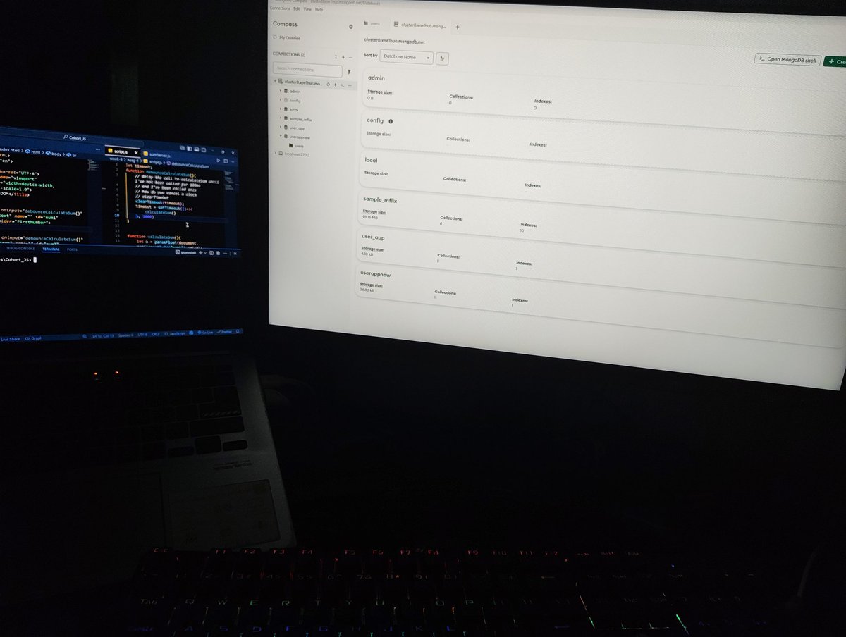 big_oh_no's tweet image. Day 31 progress check:
✅Solved 3 DSA problems (2 Easy, 1 Medium).
✅A deep dive into MongoDB, understanding how it works under the hood.
A productive Saturday in the books!
#100DaysOfCode #buildinpublic #MongoDB #Database