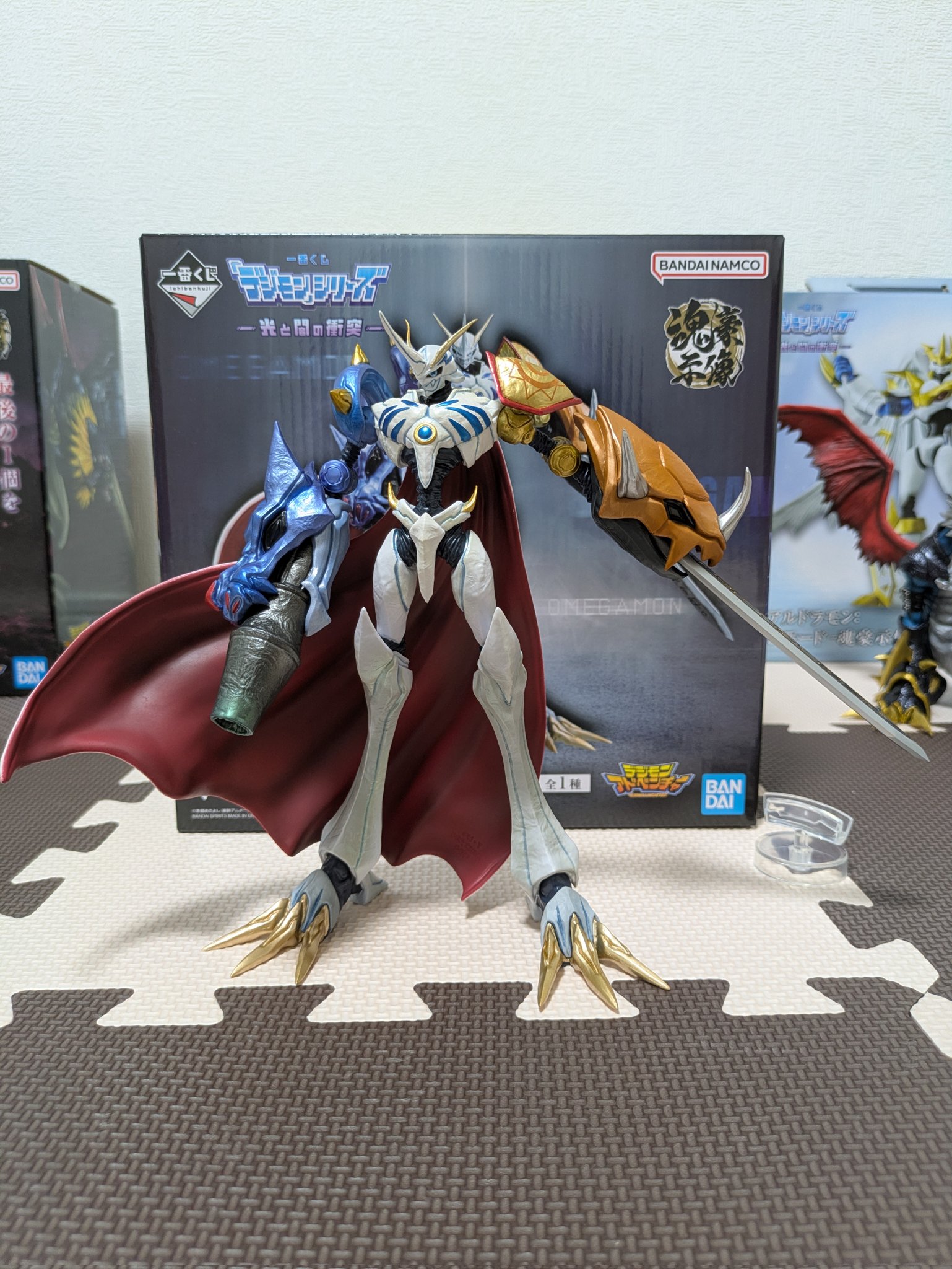 一番くじ デジモン ラストワン賞 ディアボロモン A賞 オメガモン