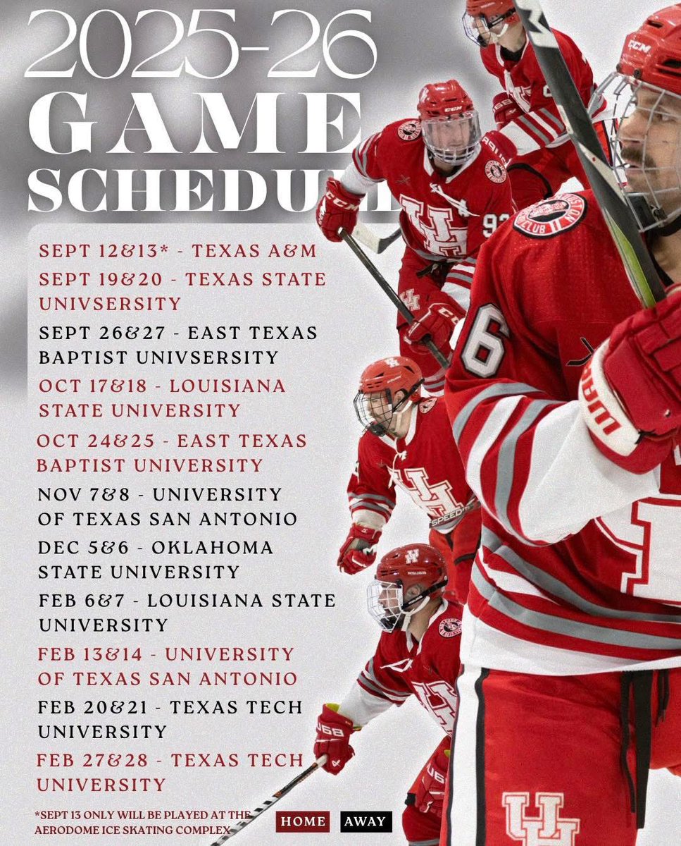 NHLtoHouston's tweet photo. Supporting @uh_hockey &amp; Rice hockey https://t.co/TAQK7JSPpy