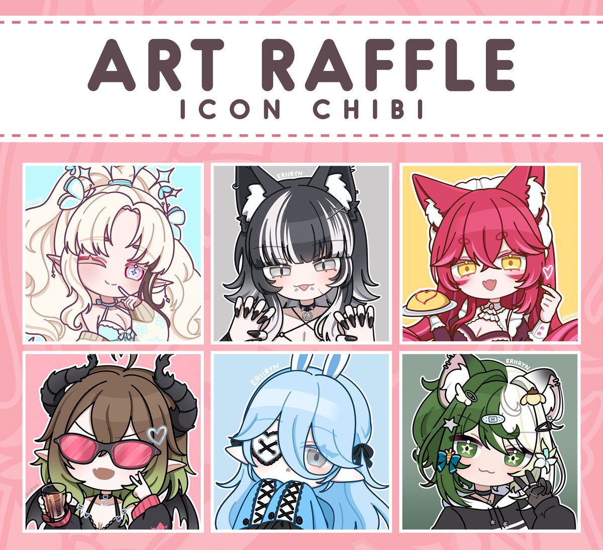 🎀 𝗔𝗥𝗧 𝗥𝗔𝗙𝗙𝗟𝗘 🎀

ᴛᴏ ᴊᴏɪɴ
· like + rt
· drop your oc
· follow me (optional)

winner will get a ɪᴄᴏɴ ᴄʜɪʙɪ 🏆
good luck sweeties ~♡

ends : 11 october | #artraffle · #VTuber