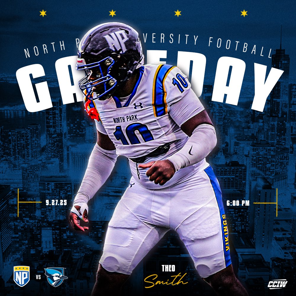 Home opener for <a href="/NPUFootball/">North Park Football</a> tonight at 6:00 PM! Make sure to wear black for the BLACKOUT in our game against Elmhurst!