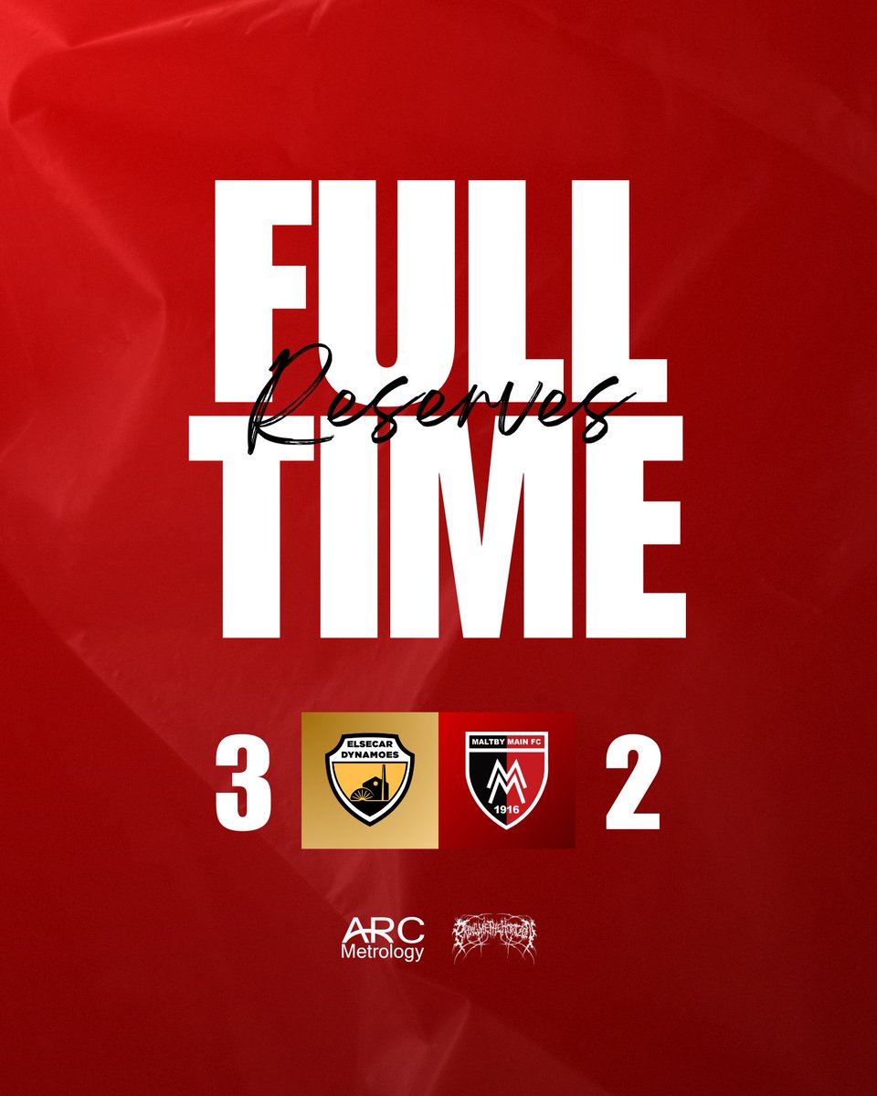 FT | A first league defeat for the Reserves today, after not reaching the heights of previous weeks. 

A disappointing display in both boxes - not finishing the chances we had &amp; not defending our own goal. 

⚽️ Mountain, Turner (Hay Nook)

🟠 3-2 🔴 #UTM #Miners