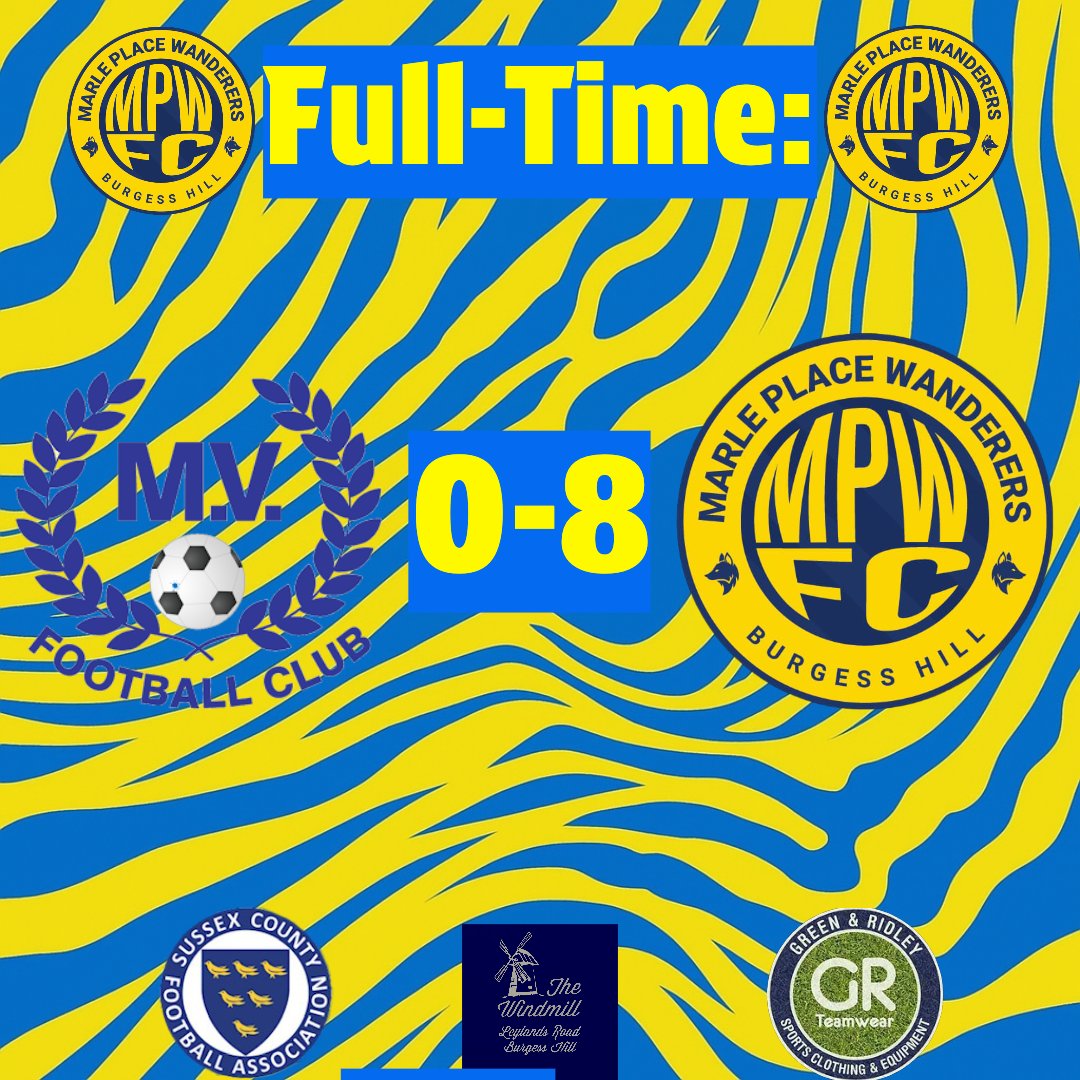 FULL-TIME 💛💙

A superb victory from our first team today as we score eight without reply away at Maresfield Village 

Our wishes also go to our opponent who suffered a nasty injury in the second half and we wish him all the best with recovery