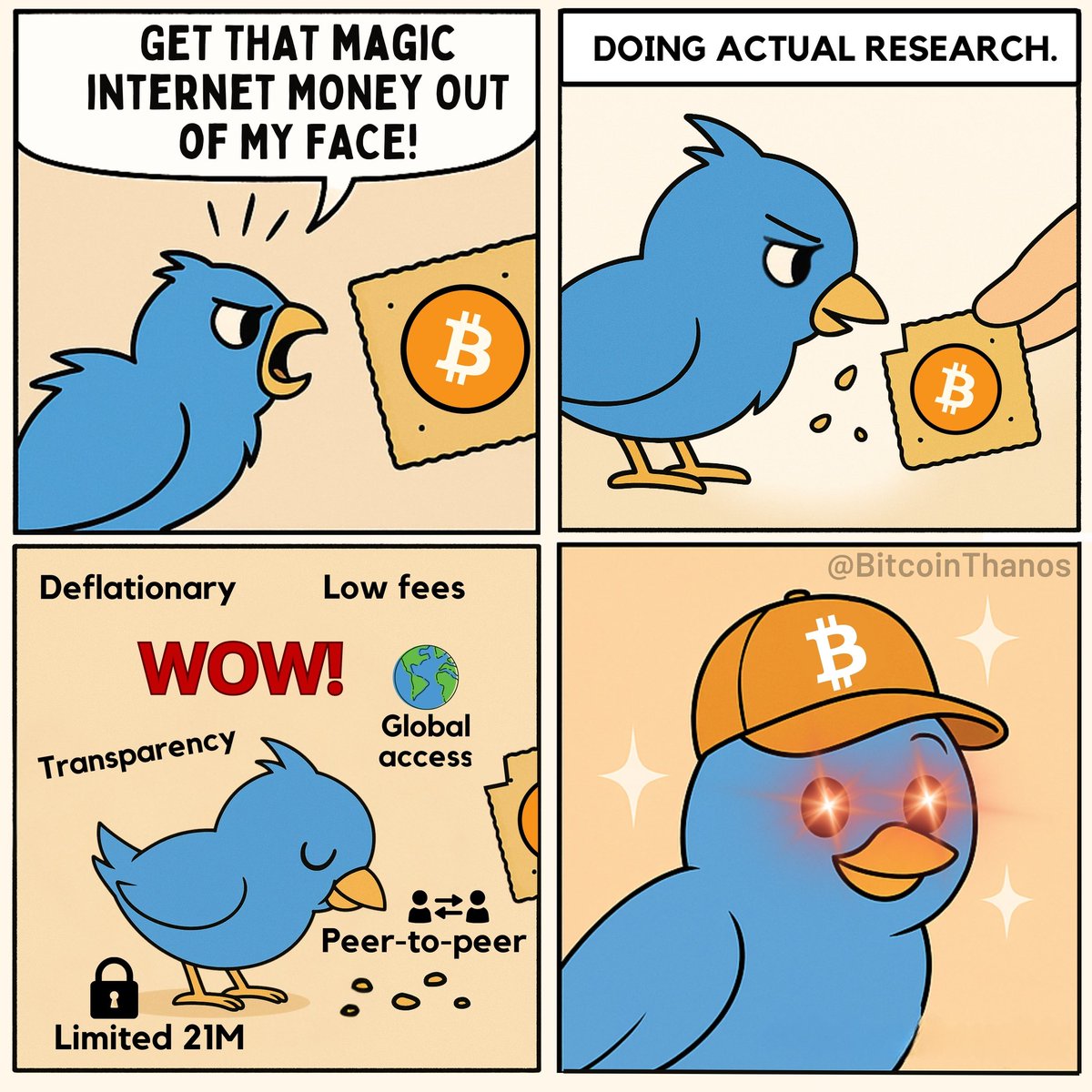 Not magic, just math. #Bitcoin