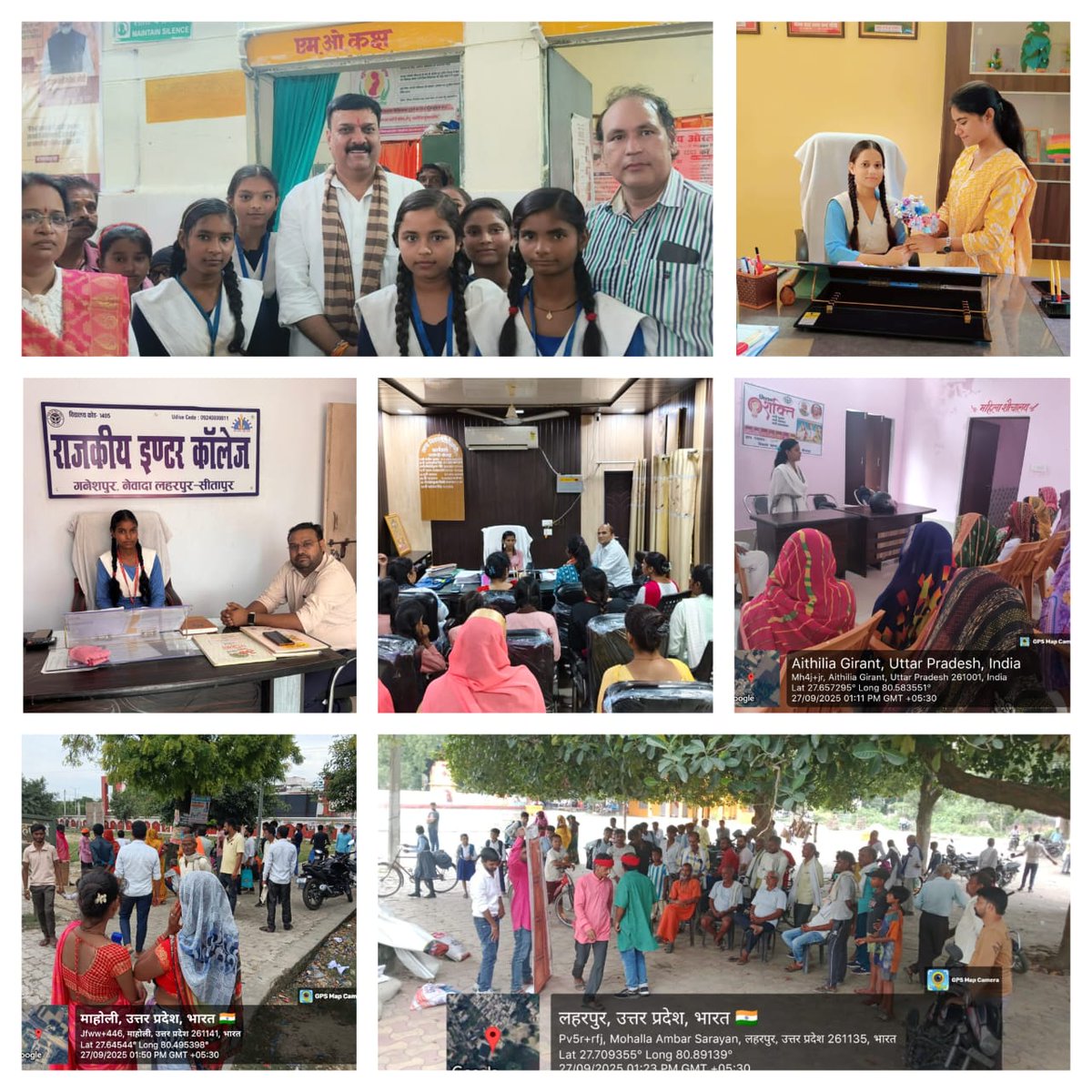 #MissionShakti5 पर #genderequality थीम अंतर्गत जनपद में तहसीलवार नुक्कड़ नाटक हुए।म्युनिसिपल इंटर कॉलेज व जीआईसी लहरपुर में छात्राओं ने प्रधानाचार्य व शिक्षक की भूमिका निभाई। एलिया सीएचसी व कस्तूरबा विद्यालयों में कार्यक्रम हुए तथा परसेंडी में छात्रा को एक दिन की बीडीओ बनाया गया।