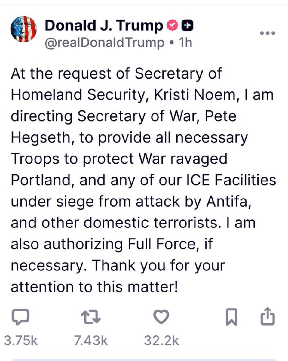 I don’t think I’d vote to fund a government that uses our tax dollars to wage war against Portland, but that’s just me