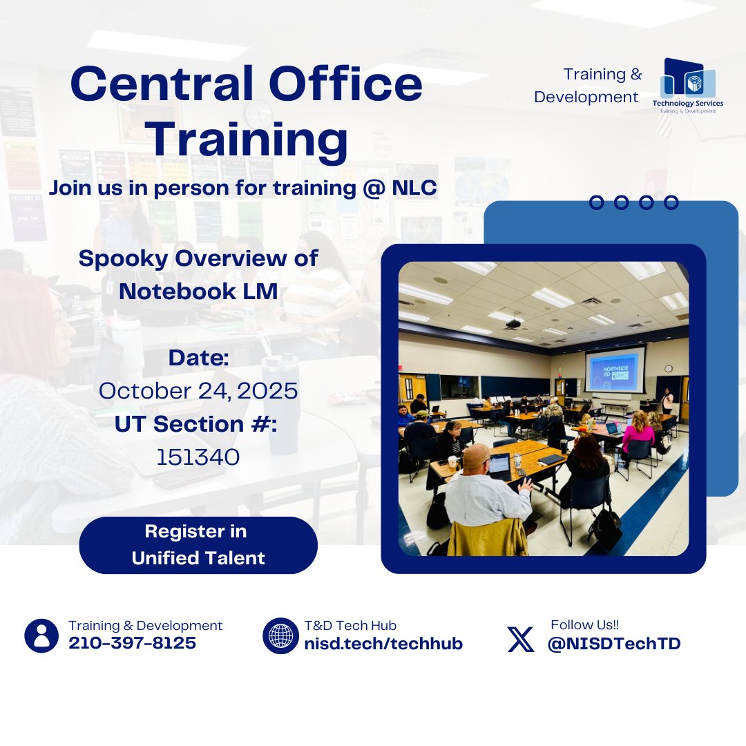 NISD Technology Services Training & Development tweet media