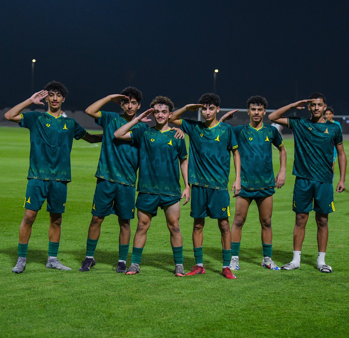 Khaleejclub's tweet photo. #قدم_الدانة 16 يمطرون شباك الطائي 🫡5️⃣💚 https://t.co/36NhITWZ7j