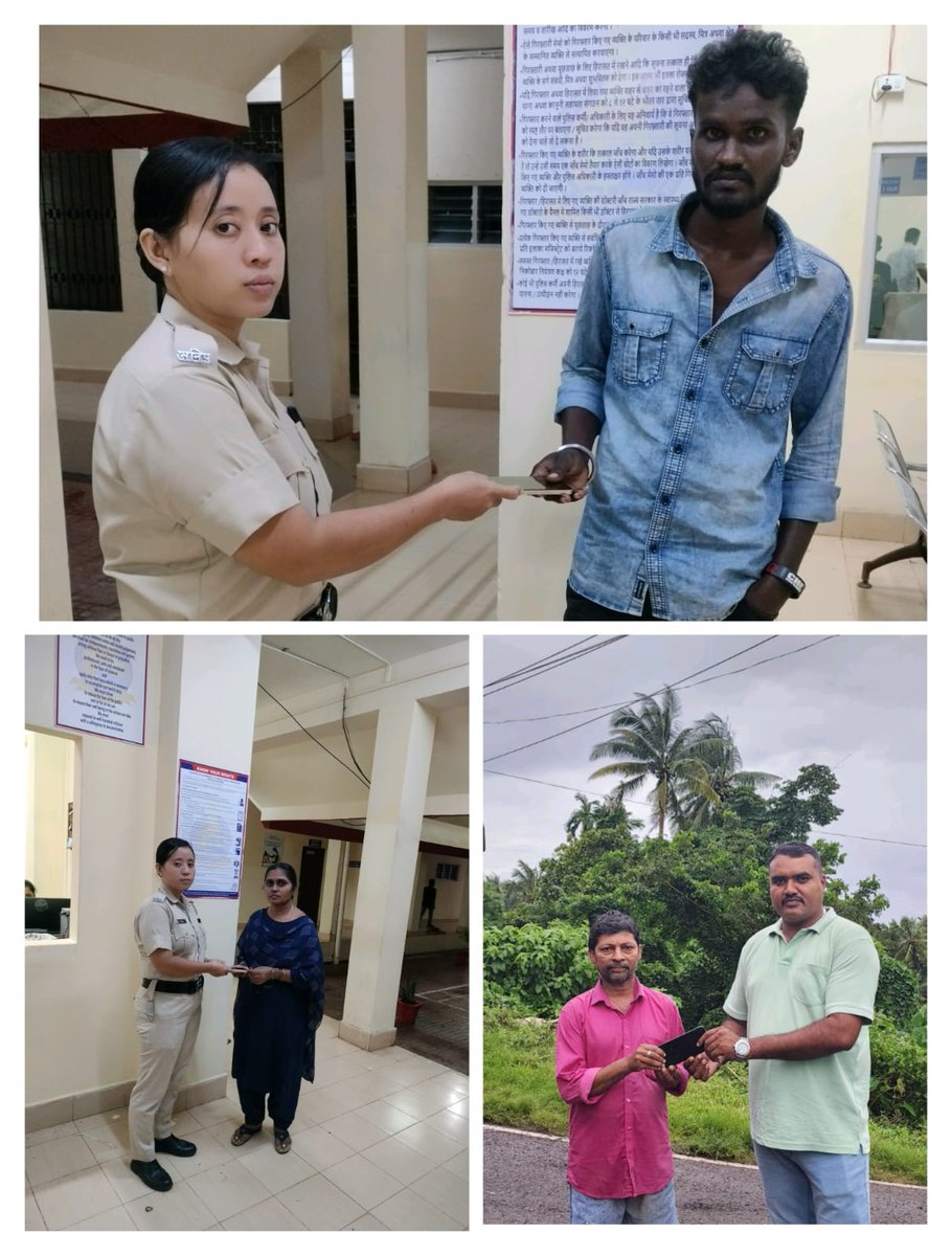 PSPahargaon's tweet photo. 📱 05 lost mobile phones worth ₹2.2 Lakhs recovered by PS Pahargaon within 05 days &amp; handed back to rightful owners.
Service with dedication, trust with action!
#PSPahargaon #LostAndFound #CommunityPolicing #PublicService
@AndamanPolice  @SP_SouthAndaman https://t.co/SIe8AwGs8z